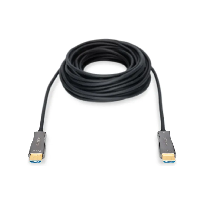 Кабел Digitus HDMI, Black (AK-330125-300-S)