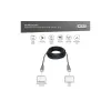 Кабел Digitus HDMI, Black (AK-330125-300-S)