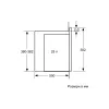 Встраиваемая микроволновая печь Bosch, 25 л, 900 Вт (BEL554MB2)