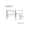 Встраиваемая микроволновая печь Bosch, 25 л, 900 Вт (BEL554MB2)