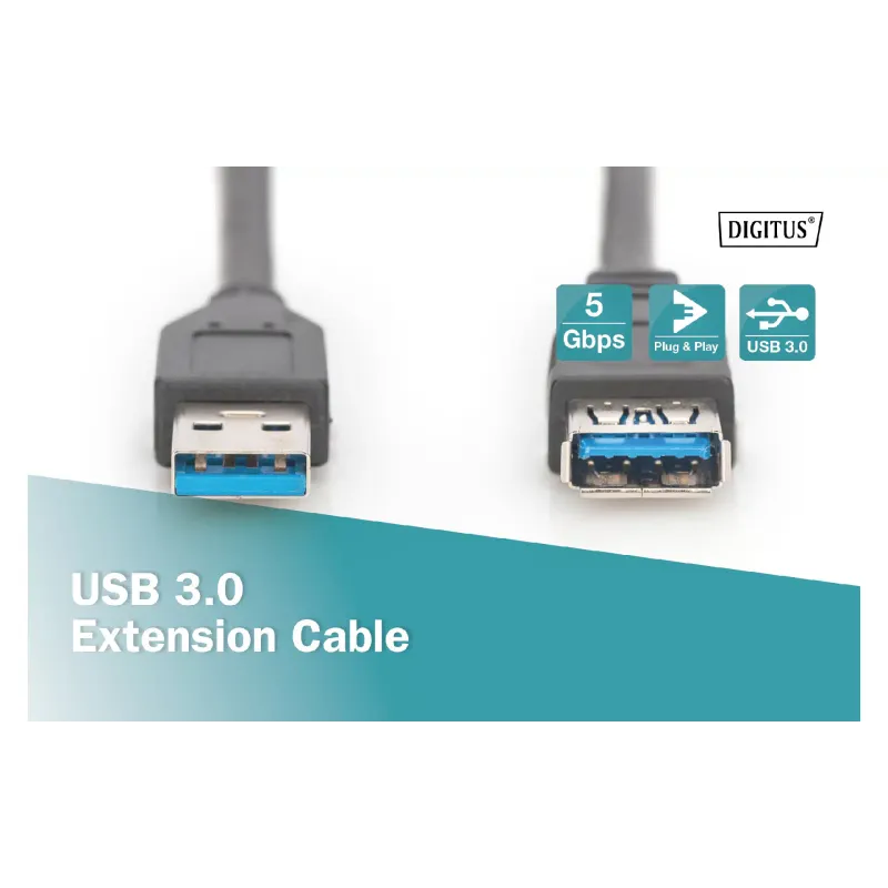 كابل Digitus, Black (AK-300203-030-S)