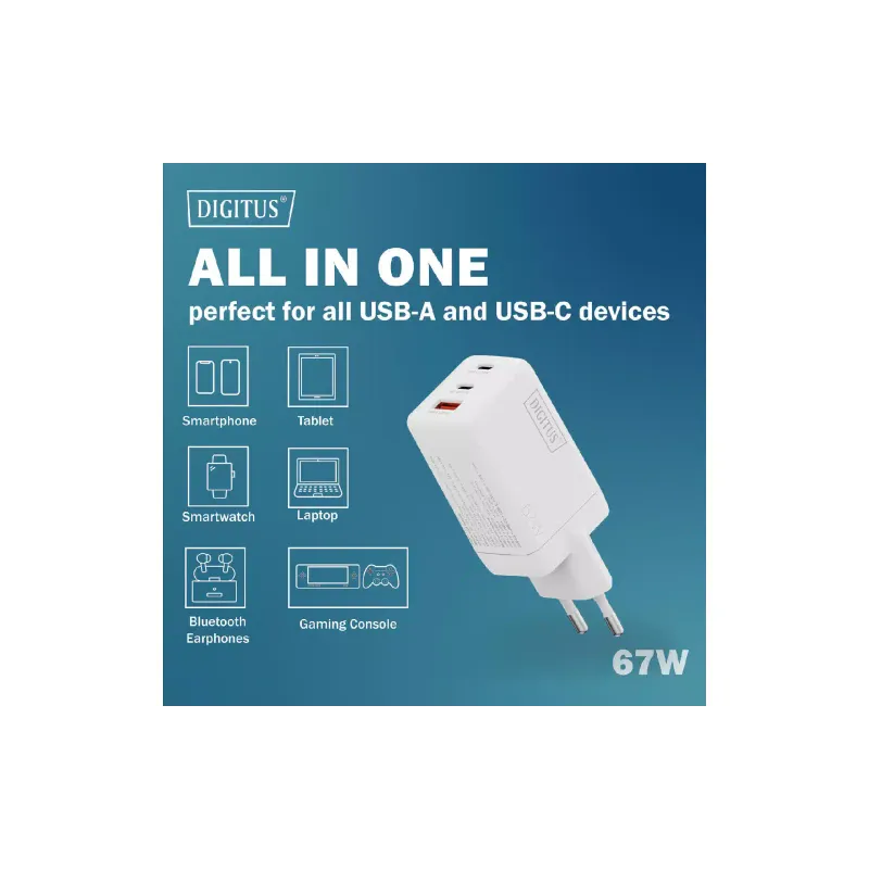 Charger Digitus (DA-10303), 67 W