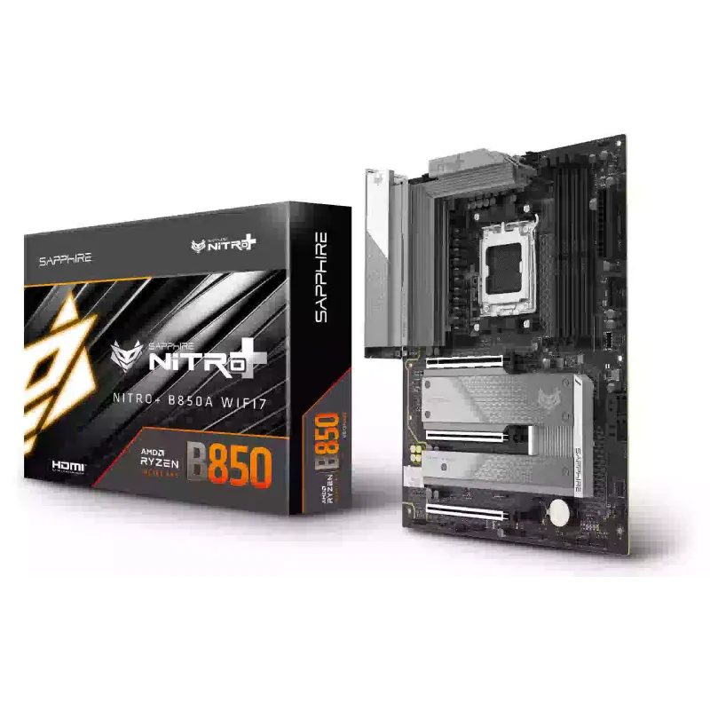 Материнська плата Sapphire B850A (52123-03-40G), sAM5