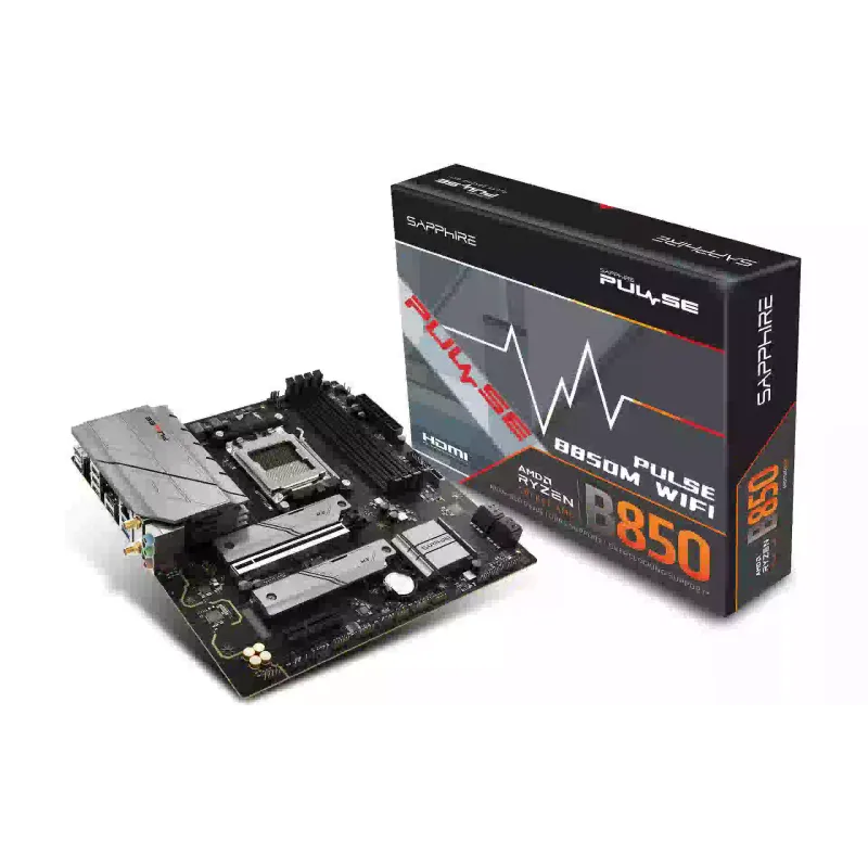 Материнська плата Sapphire B850M (52123-04-40G), sAM5