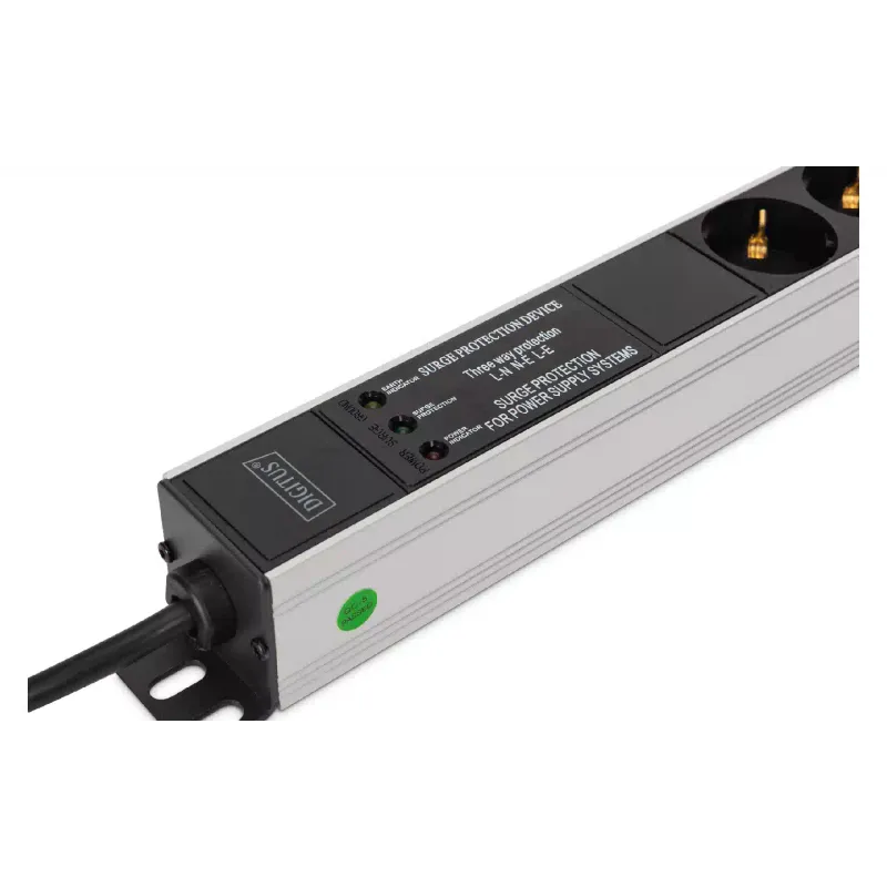 Dispositivo de distribuição de energia Digitus 9xSchuko (DN-95438)
