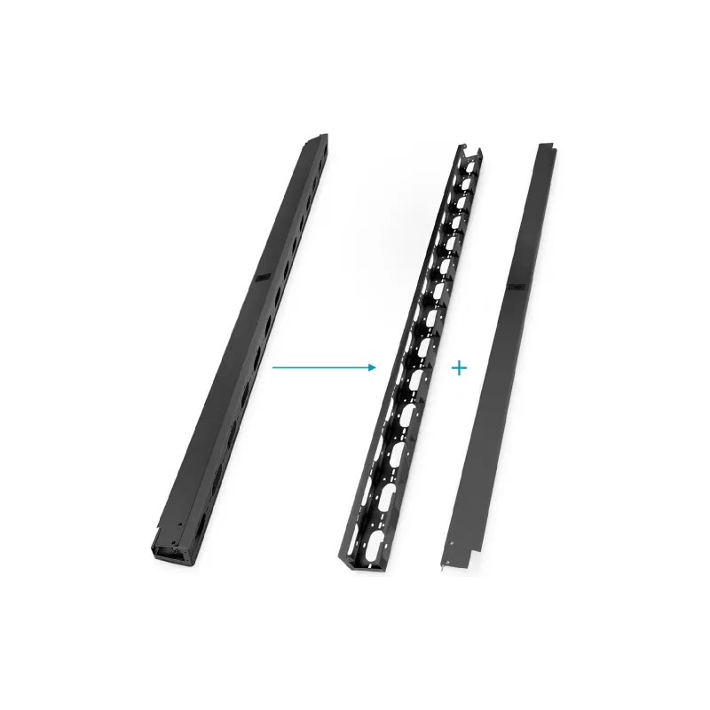 Organizador de cables Digitus, RAL 9005 (DN-19ORG-42U-B)