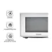 Мікрохвильова піч Panasonic (NN-ST27HMZUE), 20 л, 800 Вт, Silver