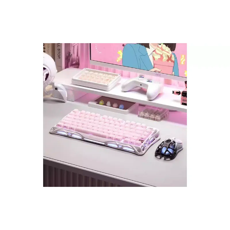لوحة المفاتيح GravaStar (GS_K1_P_PNK)