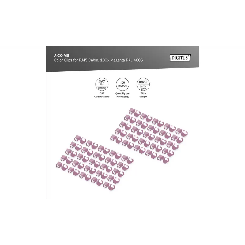 Κλιπ καλωδίου patch Digitus (A-CC-MG)