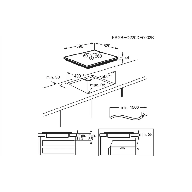 Варочная поверхность Electrolux (EIT60433CT)