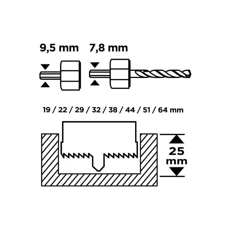 Fa korona Graphite (56T748)