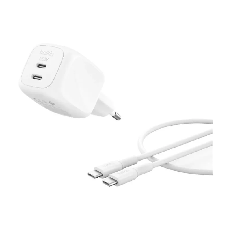 Cargador Belkin, White (WCH019KQ1MWH-B6)