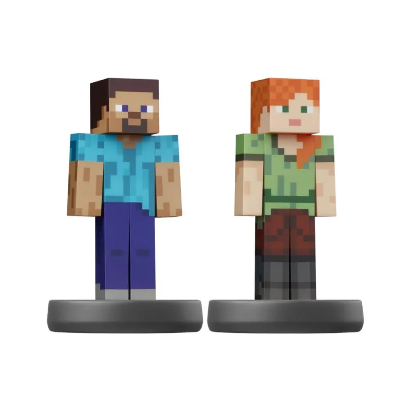 تمثال صغير Nintendo Amiibo Minecraft Steve and Alex (045496381059)