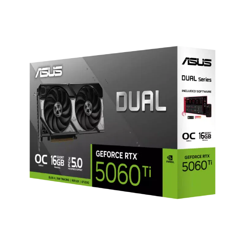 Відеокарта Asus GeForce RTX 5060Ti (DUAL-RTX5060TI-016G)