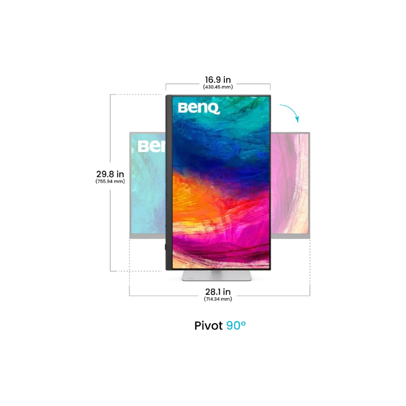شاشة Benq Professional PD3226G, White/Silver (9H.LMVLA.TBE)