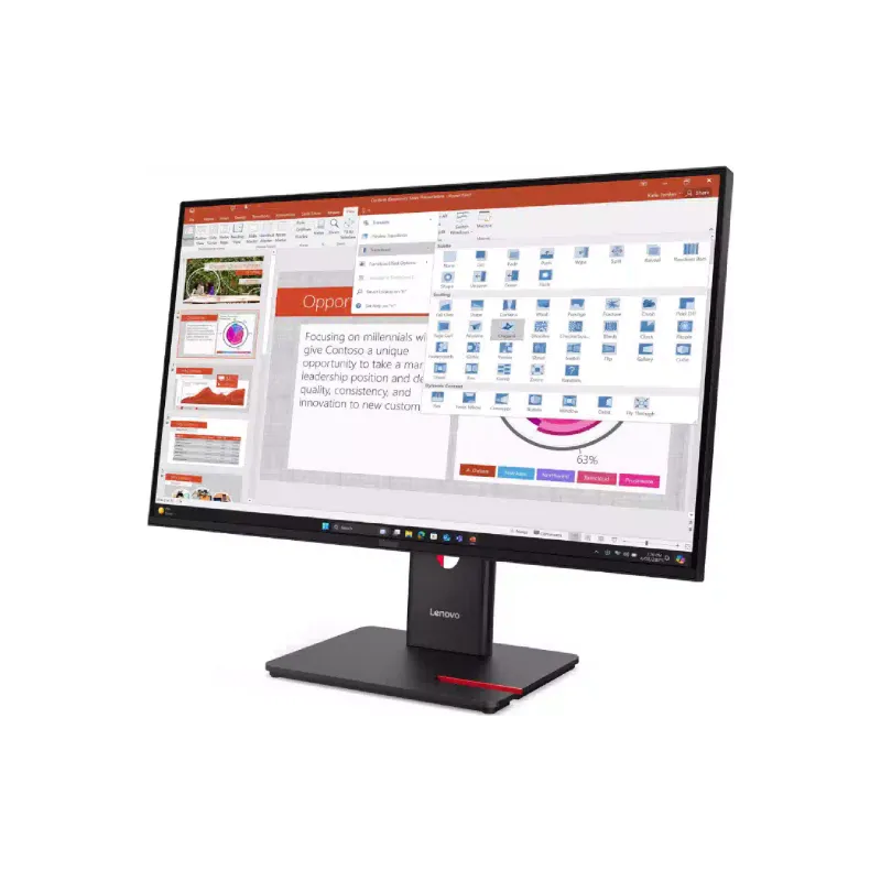شاشة Lenovo T27-40 (64A5MAT6UA)