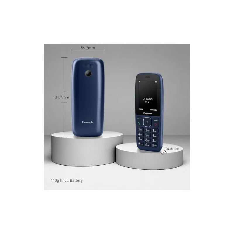 الهاتف المحمول Panasonic, Light Blue (KX-TF400EXC)