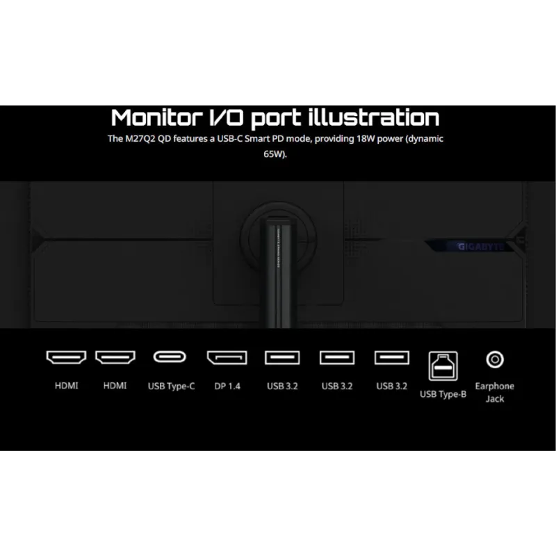 Monitor para jogos Gigabyte (M27Q2)
