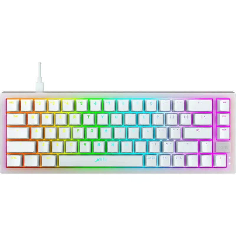 Μηχανικό πληκτρολόγιο Xtrfy K5 K5 RGB, Black (K5-RGB-CPT-TPWHITE-R-UKR)
