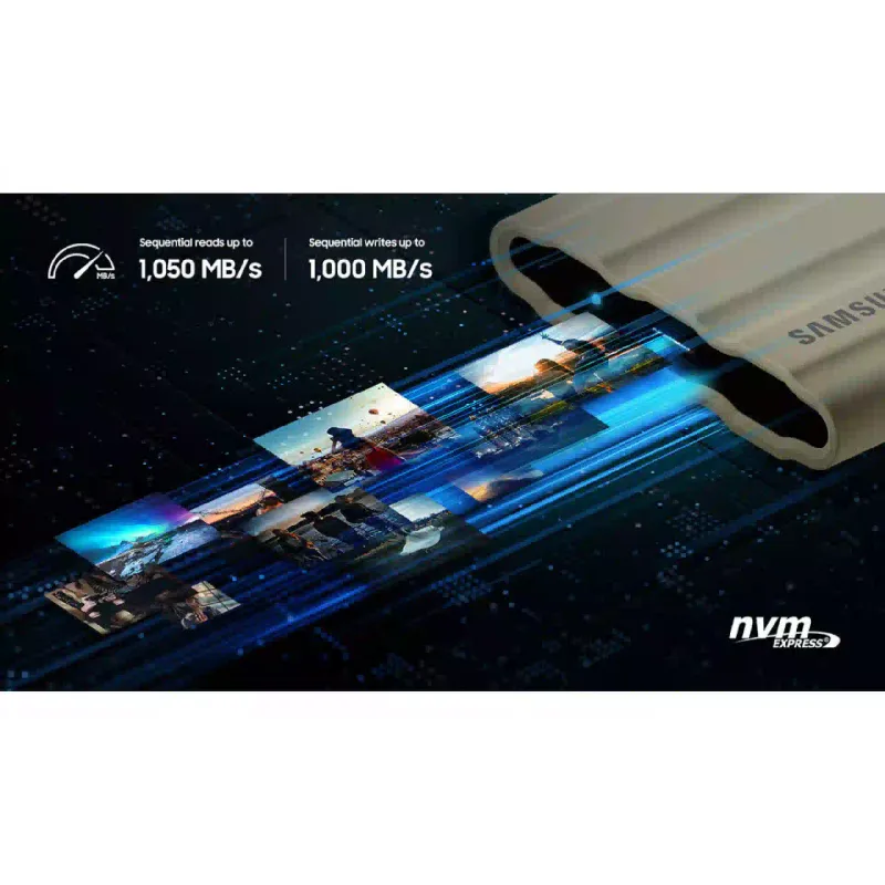 USB drive Samsung T7 Shield 1Tb (MU-PE1T0K/EU)