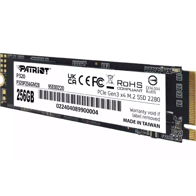 Накопичувач M.2 Patriot (P320P256GM28), NVMe