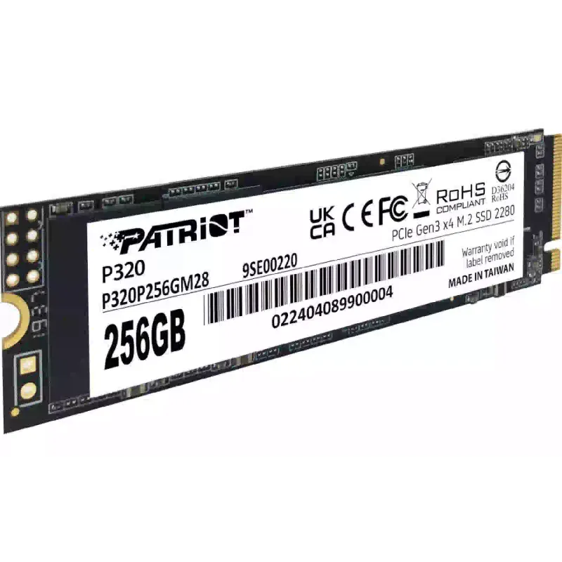 Накопичувач M.2 Patriot (P320P256GM28), NVMe