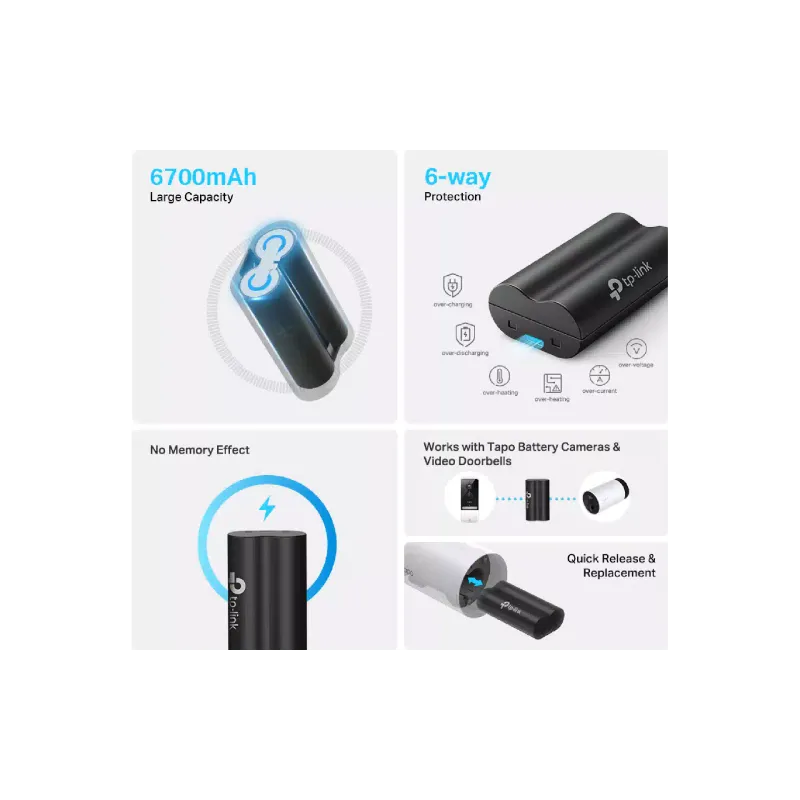Battery TP-Link 6700 mAh (Tapo A100)