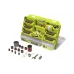 Um conjunto de acessórios para uma mini furadeira, gravadora e renovadora. Ryobi RAR800K-150 (5132005873)