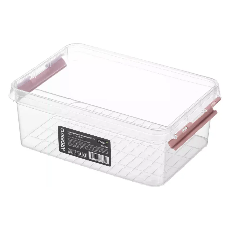 Lebensmittelaufbewahrungsbehälter Ardesto Fresh, Pink (AR1306P)