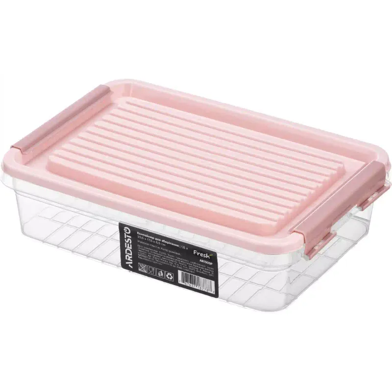 Lebensmittelaufbewahrungsbehälter Ardesto Fresh, Pink (AR1305P)