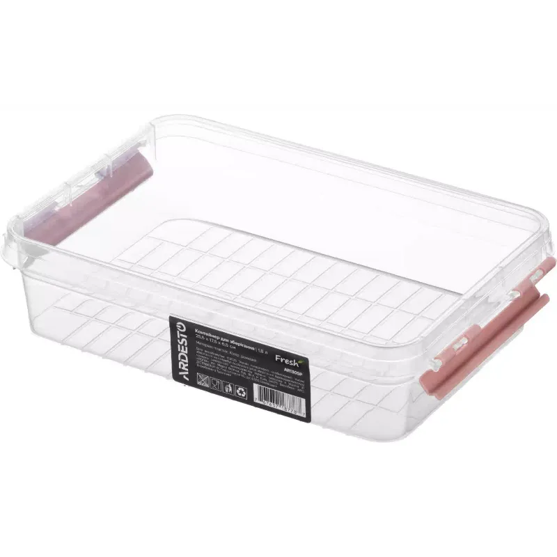 Lebensmittelaufbewahrungsbehälter Ardesto Fresh, Pink (AR1305P)