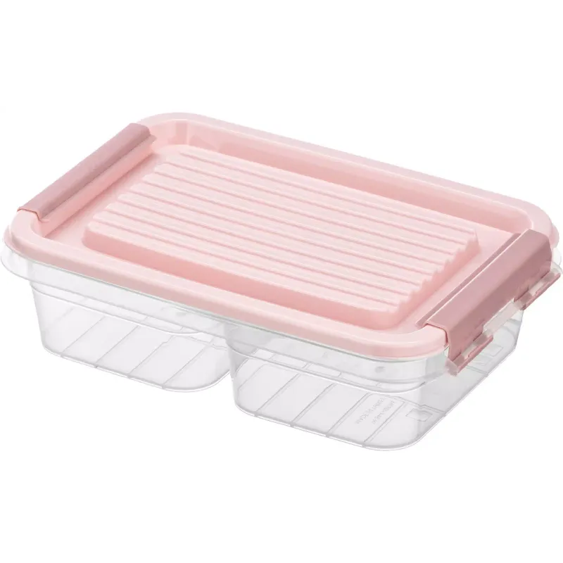 Két rekeszes élelmiszertároló Ardesto Fresh, Pink (AR1302P)