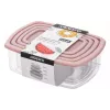 مجموعة من حاويات تخزين الطعام Ardesto Fresh, Pink (AR1312P)