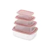مجموعة من حاويات تخزين الطعام Ardesto Fresh, Pink (AR1312P)