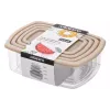 مجموعة من حاويات تخزين الطعام Ardesto Fresh, Beige (AR1312B)
