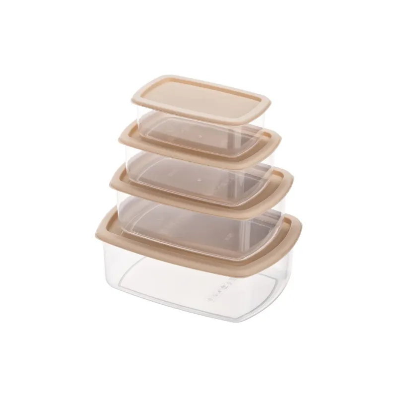 مجموعة من حاويات تخزين الطعام Ardesto Fresh, Beige (AR1312B)