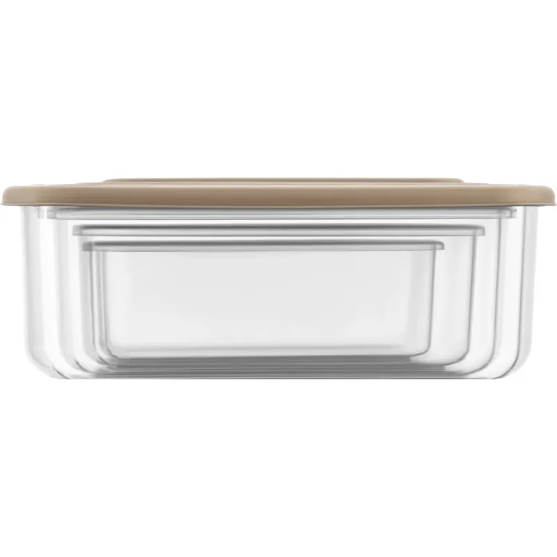 مجموعة من حاويات تخزين الطعام Ardesto Fresh, Beige (AR1312B)