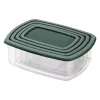 Комплект контейнери за съхранение на храна Ardesto Fresh, Green (AR1312G)