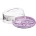 Тортівниця Ardesto Tasty baking (AR2328LPM), 28 х 14.5 см, пластік, Purple