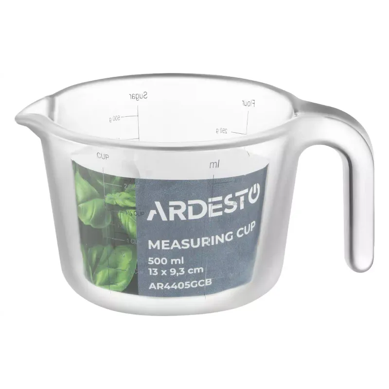 Taza medidora Ardesto, Transparent (AR4405GCB)