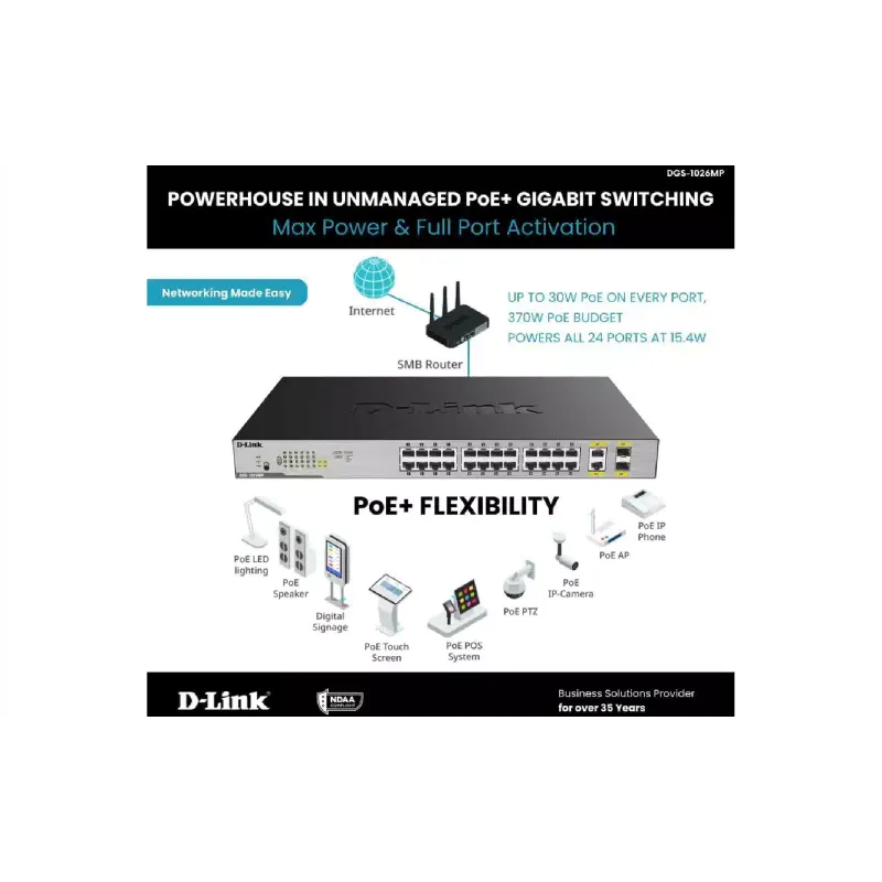 Trocar D-Link (DGS-1026MP)