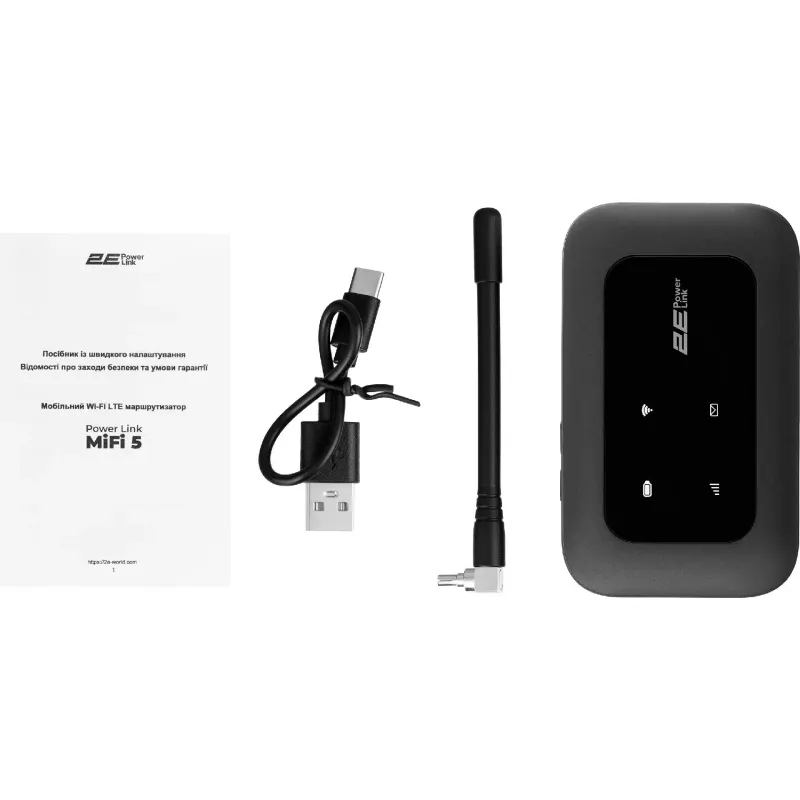 Маршрутизатор мобільний 2E 3000 mAh (794300866717), Wi-Fi