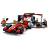 Constructor LEGO City F1 Pit Stop & Pit Crew with Ferrari Car (60443)