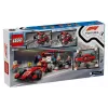 Constructor LEGO City F1 Pit Stop & Pit Crew with Ferrari Car (60443)
