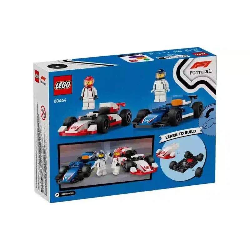 Конструктор LEGO City F1 Williams Racing & Haas F1 Race Cars (60464)