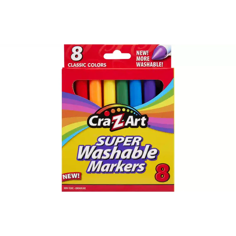 Маркер легкозмивний Cra-Z-Art Super Washable (10000CRA), 8 шт