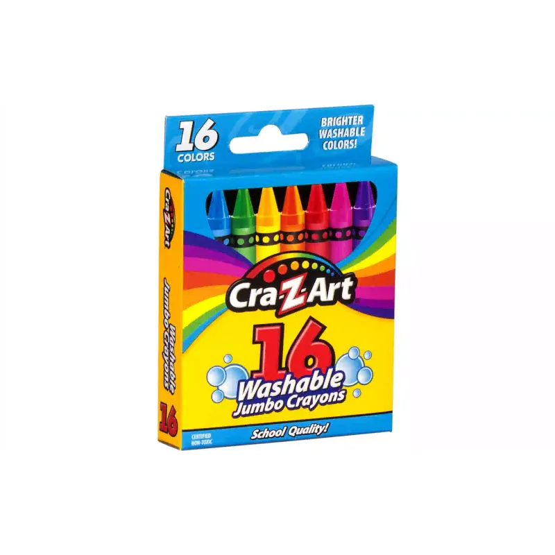 Дрібні воскові Cra-Z-Art (10204CRA), легкосмиваємі, 16 шт