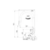 Кухненски кран Franke Maris Slim J Clear Water (120.0736.603)
