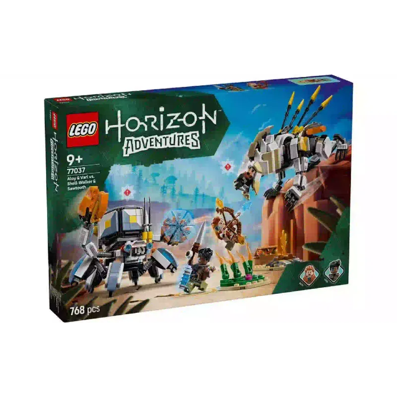 Constructor LEGO Horizon Adventures Aloy & Varl vs. Shell-Walker & Sawtooth (77037)