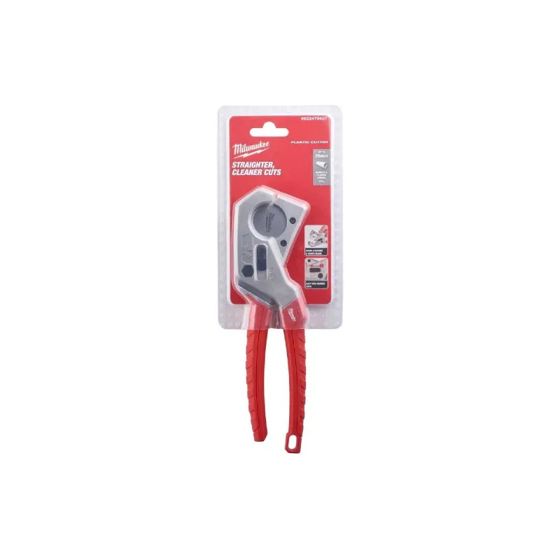Cortador de tubos para tubos de plástico Milwaukee (4932479407)